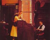 诺曼 洛克威尔 : The Partygoers